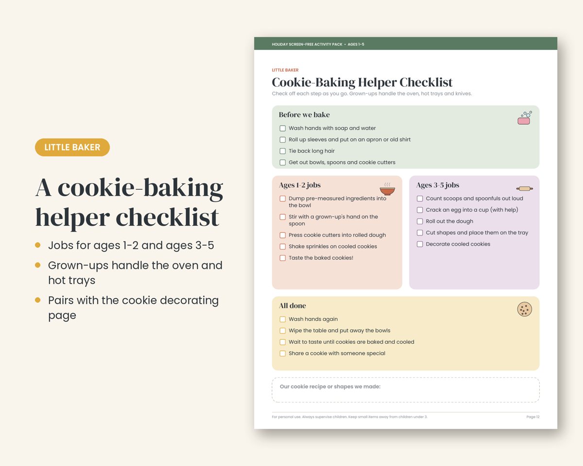 Holiday Screen-Free Activity Pack preview 5