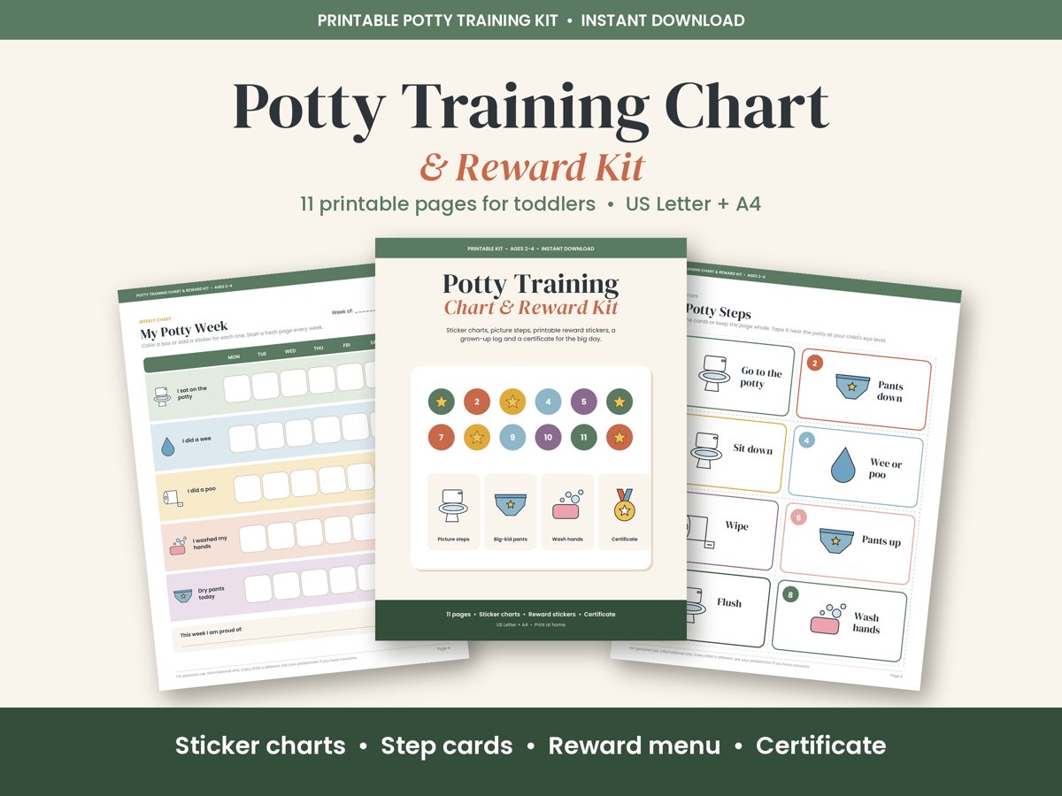 Potty Training Chart & Reward Kit preview 1