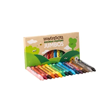 Honeysticks Beeswax Crayons Jumbos 16-Pack
