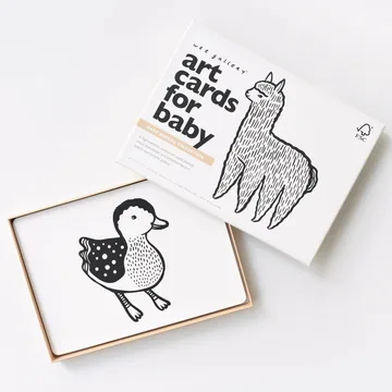 Wee Gallery Art Cards for Baby - Baby Animals