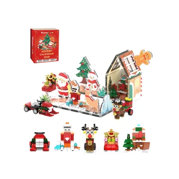 PicassoTiles Gingerbread House Advent Calendar Set