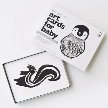 Wee Gallery Black & White Art Cards for Baby