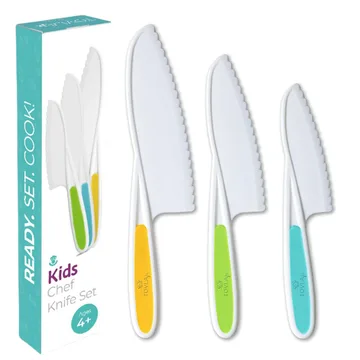 Tovla Jr. Kid-Safe Knife Set (Ages 4+)