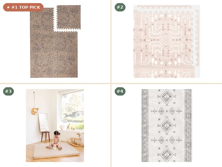 Toddlekind Premium Foam Haven Playmat, Lalo Play Mat, Piccalio Foldable Play Mat, Shwally Playmat by Milk Snob