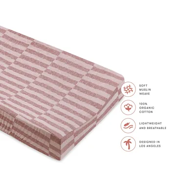 Babyletto Quilted Organic Muslin Changing Pad Cover