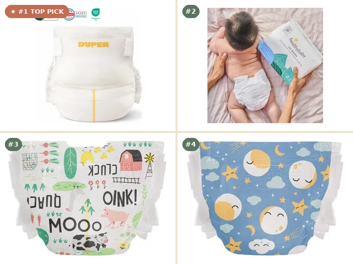 DYPER Diapers, Healthybaby Diaper, Honest Clean Conscious Diapers, Honest Clean Conscious Overnight Diapers