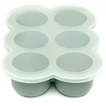 WeeSprout Platinum Silicone Baby Food Freezer Tray with Clip-On Lid