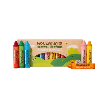 Honeysticks 100% Pure New Zealand Beeswax Super Jumbo Crayons