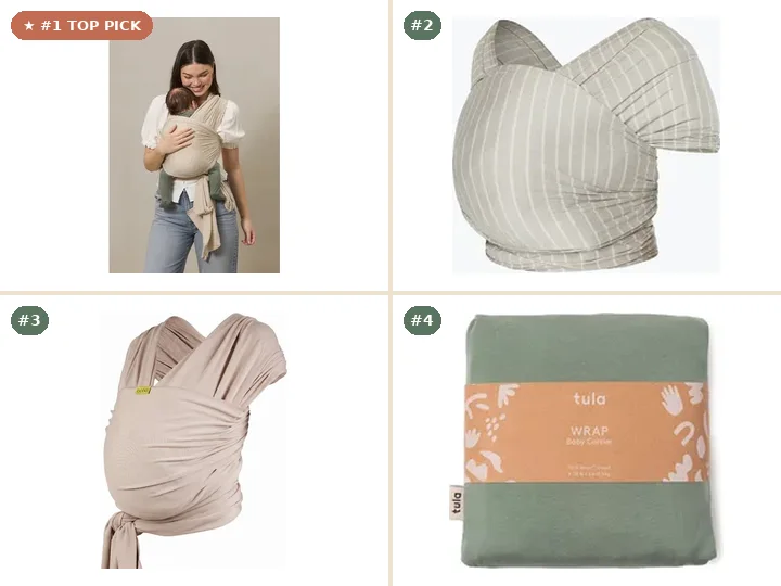 Solly Baby Wrap, Ergobaby Aura Baby Wrap, Boba Classic Baby Wrap, Tula Baby Wrap (Tencel)